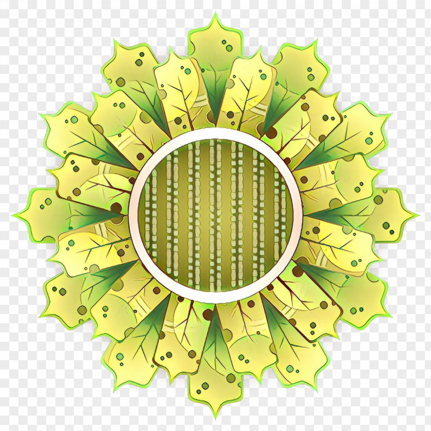 Plant Yellow Green Leaf Circle PNG