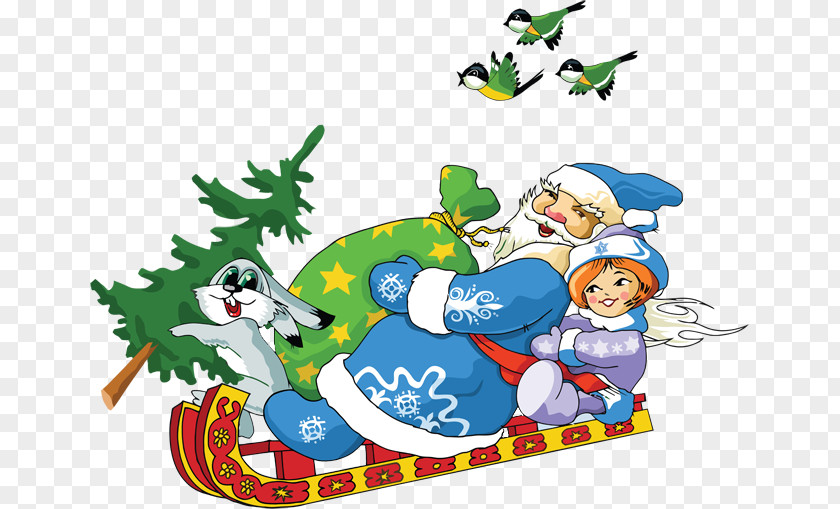 Santa Claus Ded Moroz Snegurochka Christmas 0 PNG