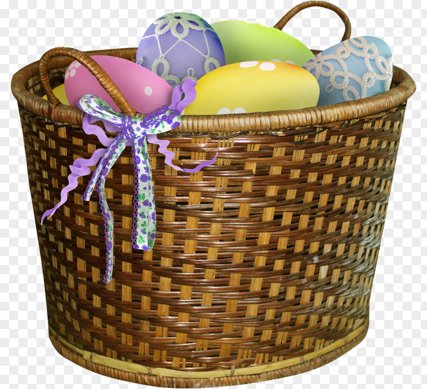 Easter Food Gift Baskets Hamper Wicker PNG