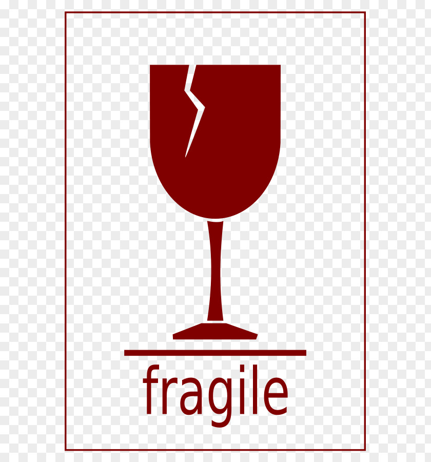 Fragile Symbol Label Clip Art PNG