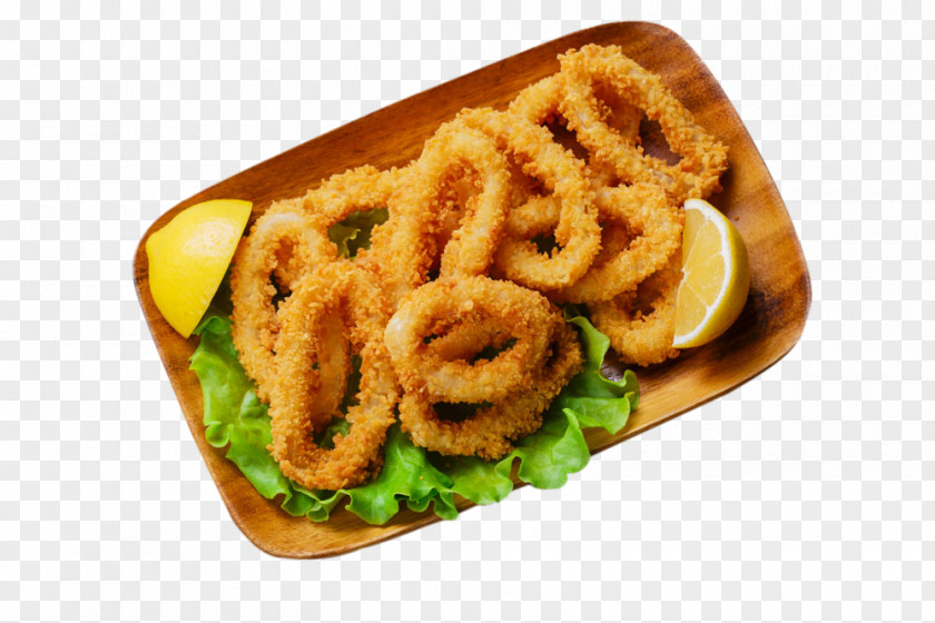 Fried Chicken, Meatloaf HD Squid As Food Onion Ring French Fries Chicken Fast PNG