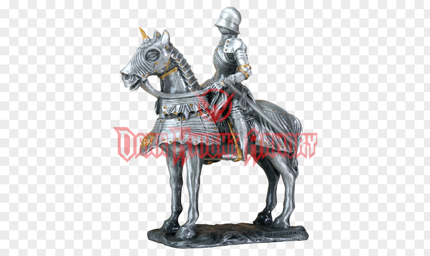 Knight Middle Ages Gothic Art Plate Armour Figurine PNG