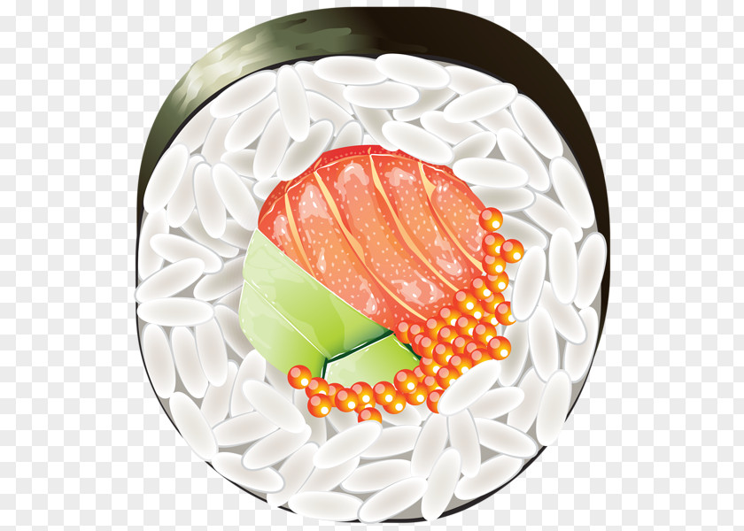 Sushi Cliparts California Roll Japanese Cuisine Makizushi Sashimi PNG