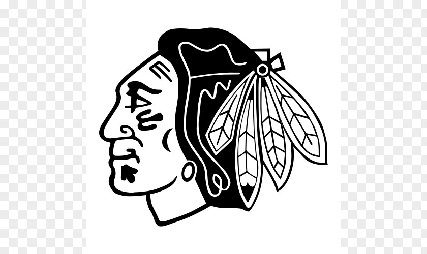 Blackhawks Logo Cliparts Chicago Name And Controversy National Hockey League Boston Bruins Decal PNG