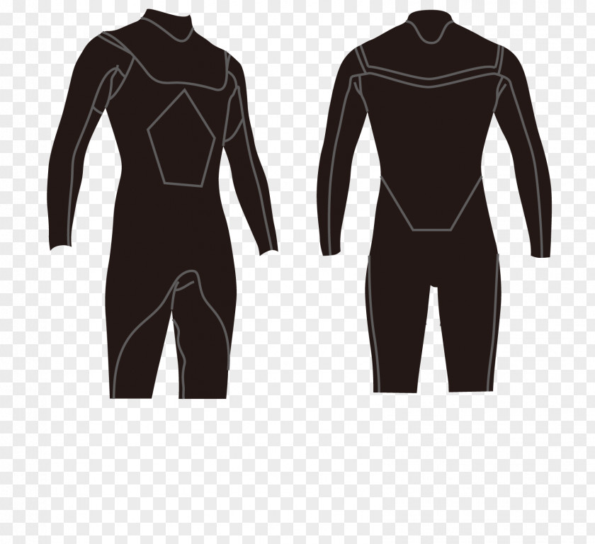 Design Wetsuit Shoulder PNG