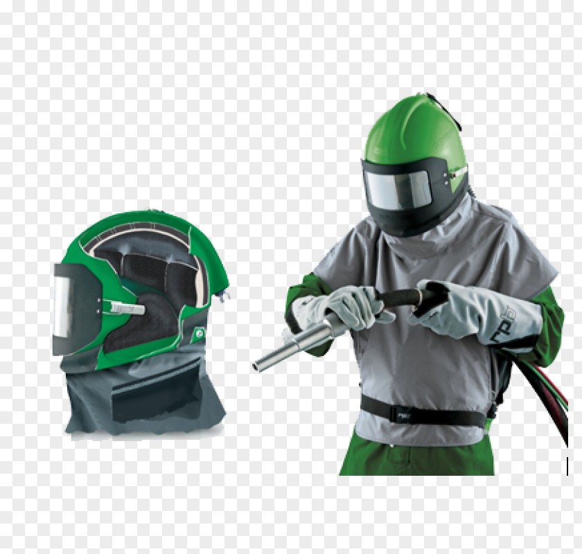 Helmet Abrasive Blasting Nozzle Respirator PNG