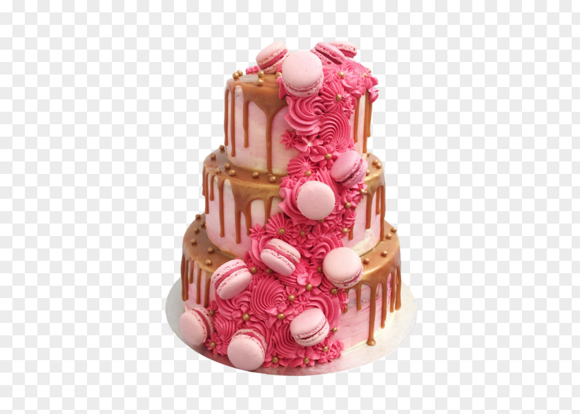PINK CAKE Wedding Cake Torte Frosting & Icing Macaron PNG