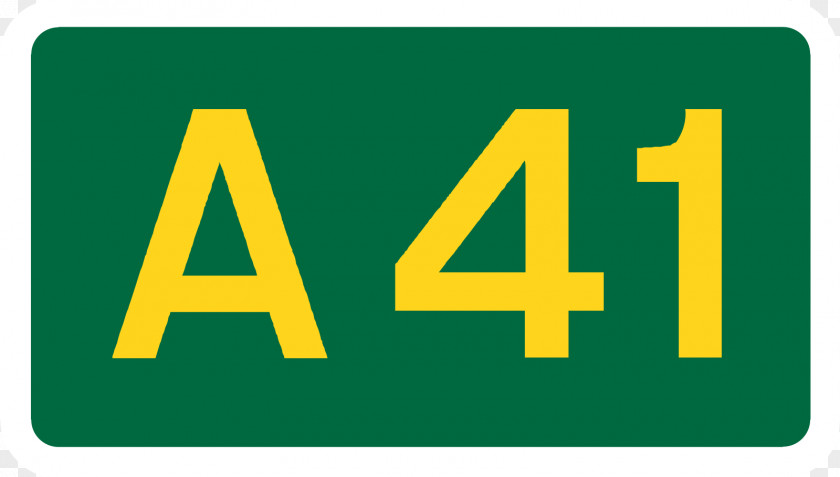 Road A41 M6 Motorway A14 A11 PNG