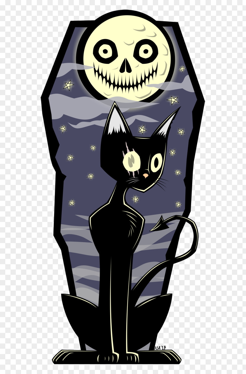Cat Illustration Clip Art Legendary Creature Black M PNG