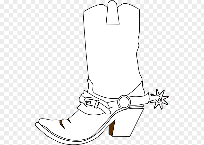 Drawings Of Cowboy Boots Hat N Boot Clip Art PNG