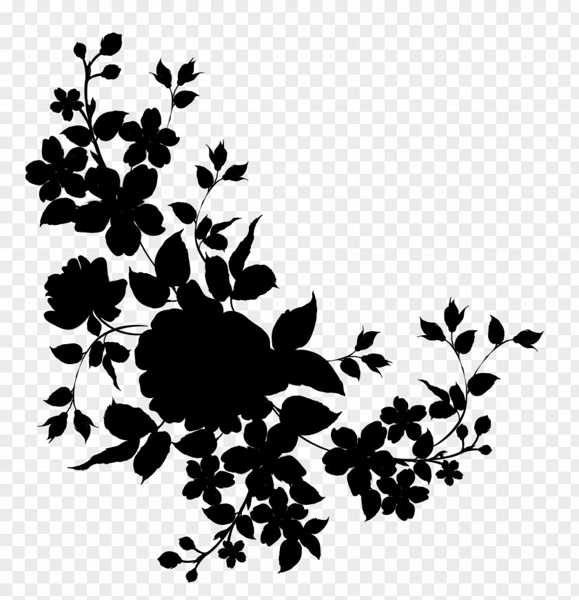 Floral Design Pattern Leaf Font PNG