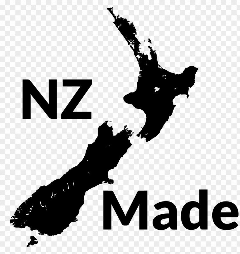 Map New Zealand Blank Vector PNG