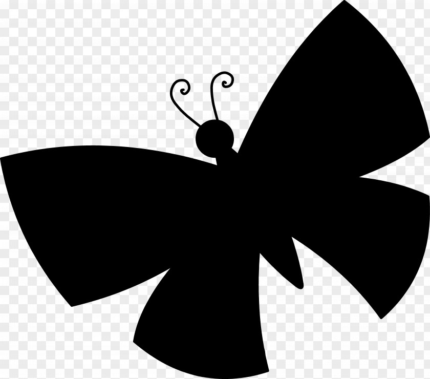 Brush-footed Butterflies Clip Art Silhouette Flower Leaf PNG