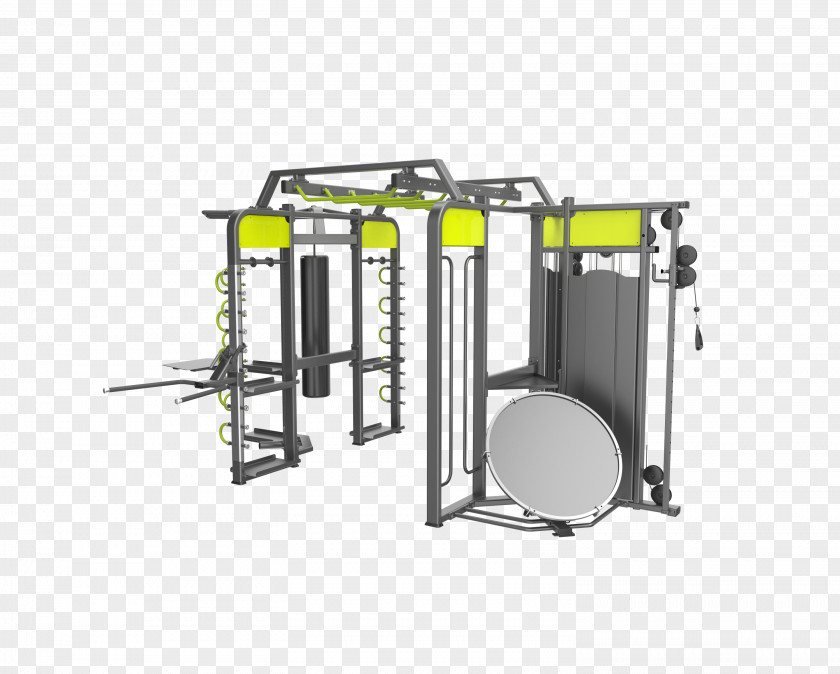 Gym Standee Weightlifting Machine Product Design Angle PNG