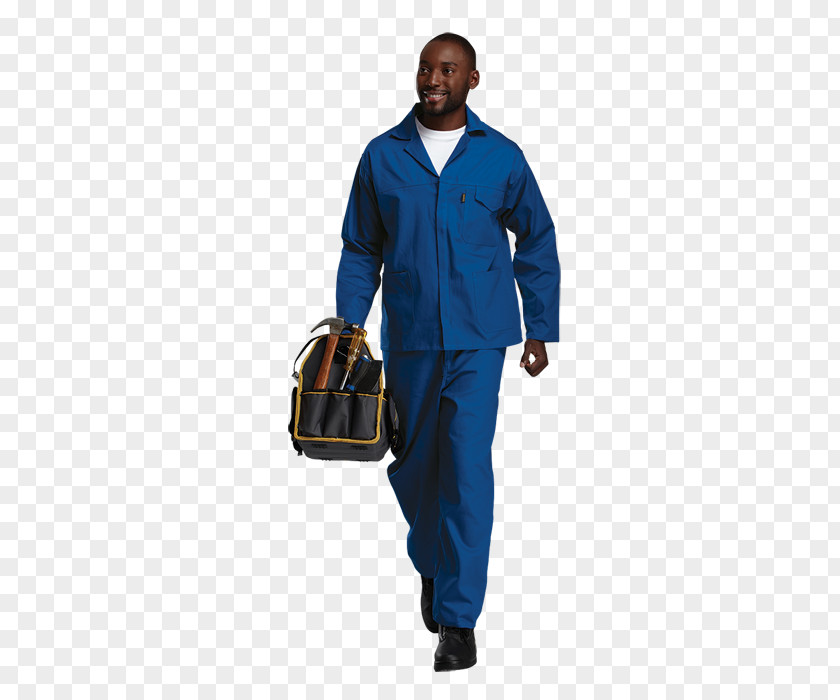 Protective Clothing Cobalt Blue Outerwear Shoulder Sleeve PNG