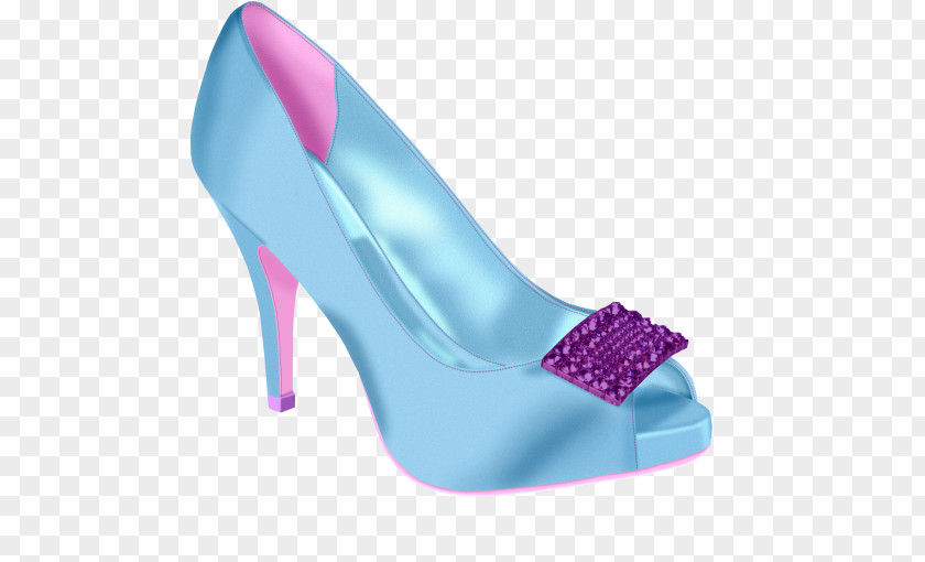 Blue High Heels High-heeled Footwear Shoe PNG