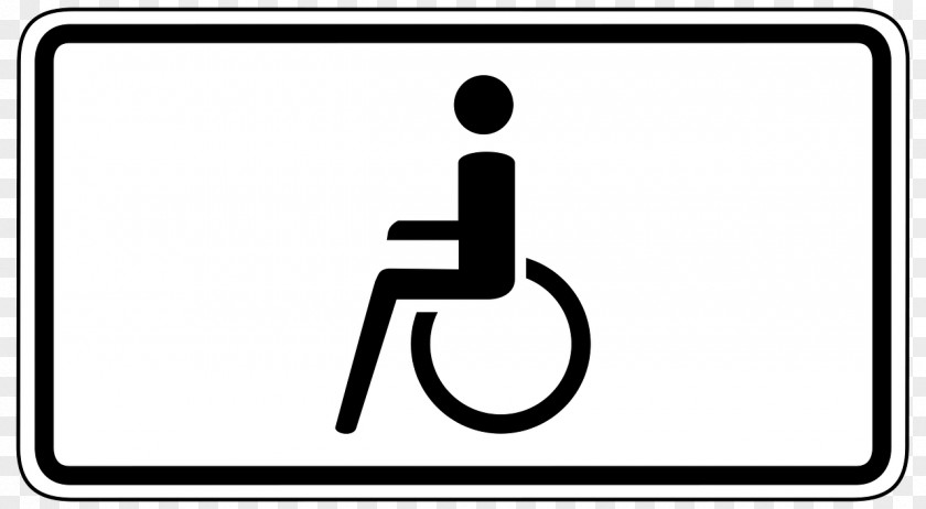 Handicap Sign Onderbord Disability Signage Wheelchair Clip Art PNG