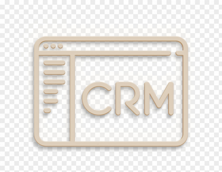Management Icon CRM Customer Relationship PNG