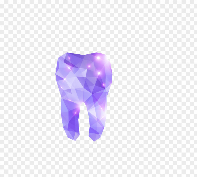 Purple Crystal Teeth Dentistry Human Tooth Pathology PNG