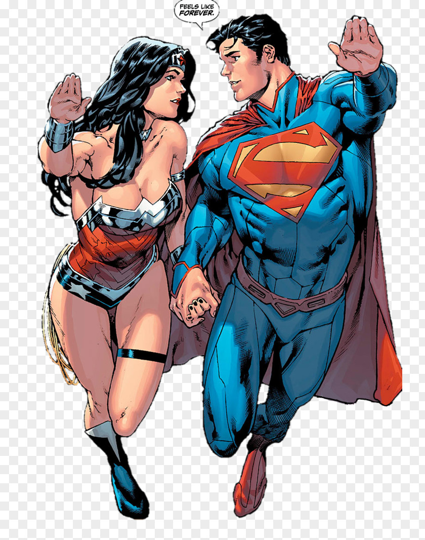 Superman Wonder Woman Comics Justice League Superboy PNG