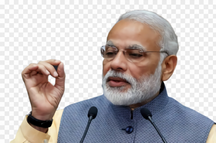 Ear Elder Modi Cartoon PNG