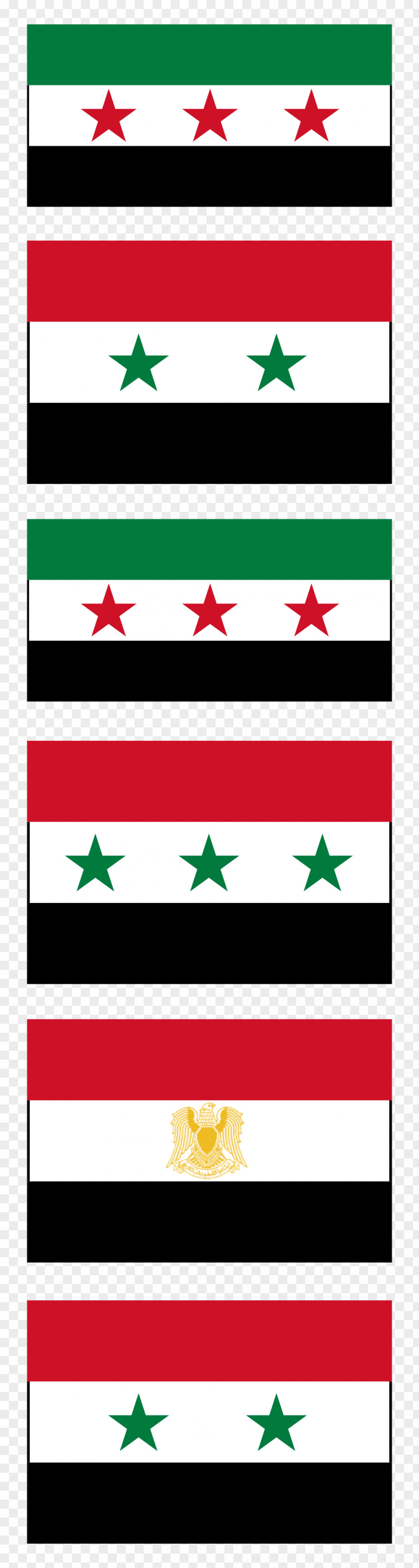 Flag Of Syria Valley Tears Federation Arab Republics PNG