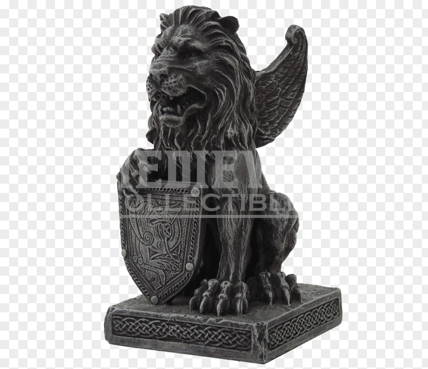 Lion Gargoyle Statue Figurine Gothic Architecture PNG