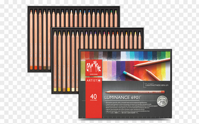 Pencil Colored Caran D'Ache Lightfastness PNG