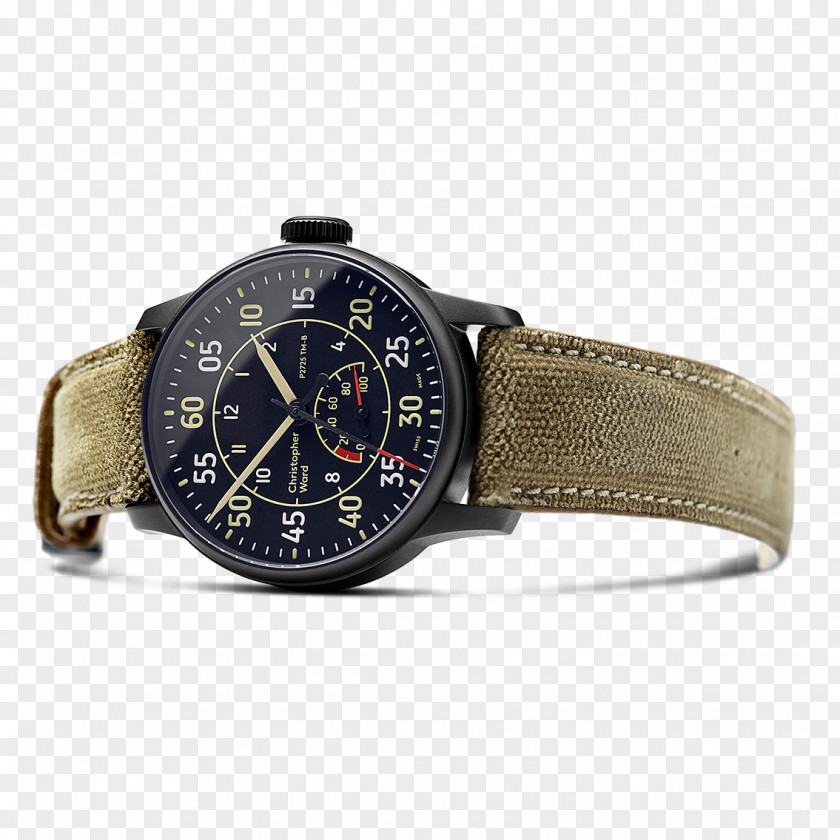 Watch Flyer Strap Christopher Ward Brand PNG
