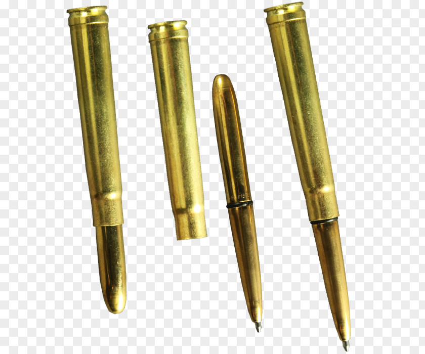 Pen Space .375 H&H Magnum Brass Ink PNG