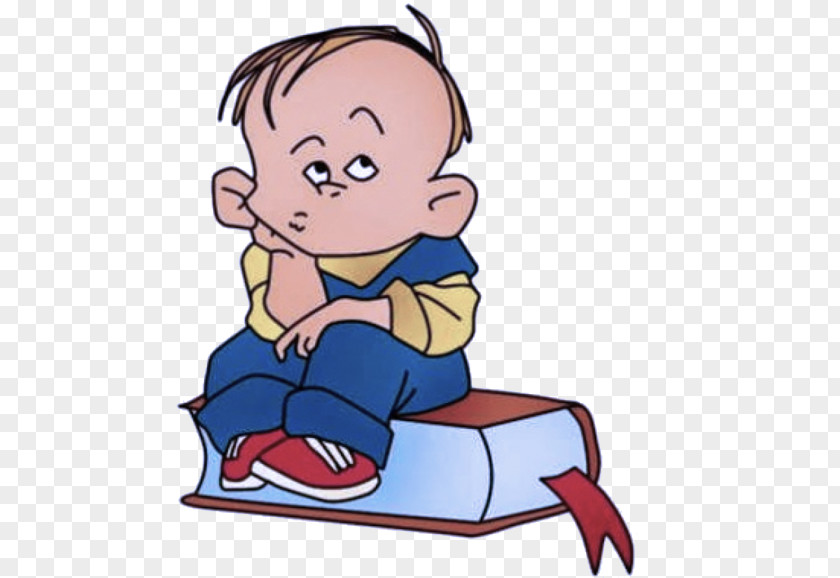 Reading Animation Cartoon Child Sitting PNG