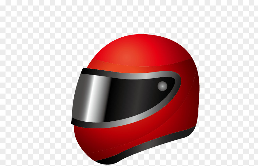 Red Helmet Motorcycle Hard Hat Cartoon PNG