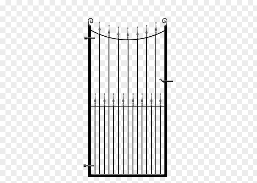 Wrought Iron Gate Fence Steel Railing PNG