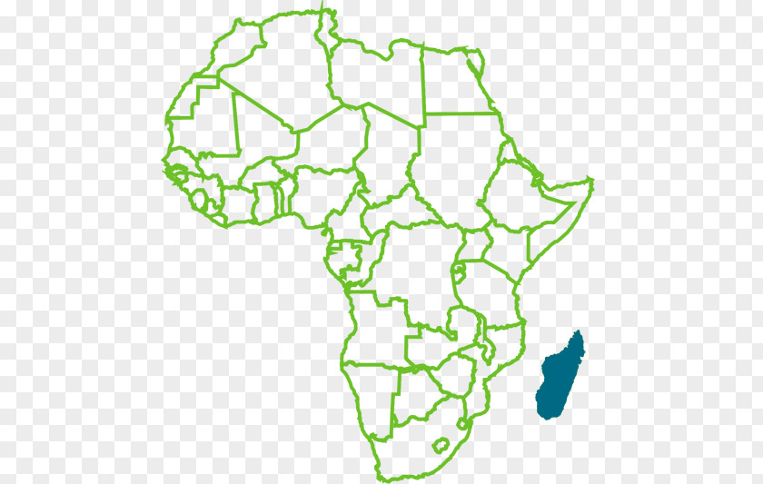 Africa Blank Map World Geography PNG