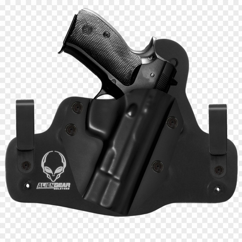 Carrying A Gift Gun Holsters M1911 Pistol Concealed Carry Alien Gear Paddle Holster PNG