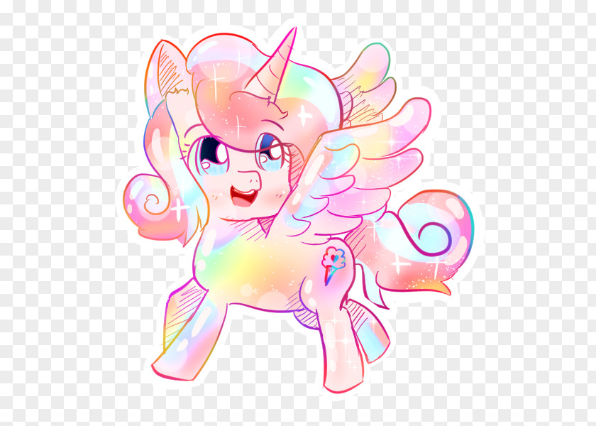 Cotton Candy Pony Horse Vertebrate Cartoon PNG