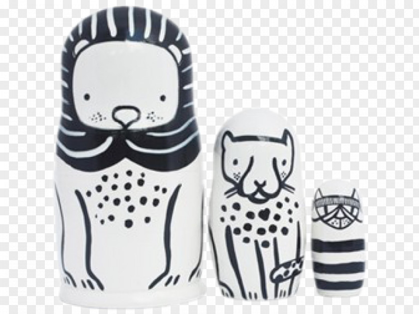 Doll White Matryoshka Toy Wee Gallery PNG