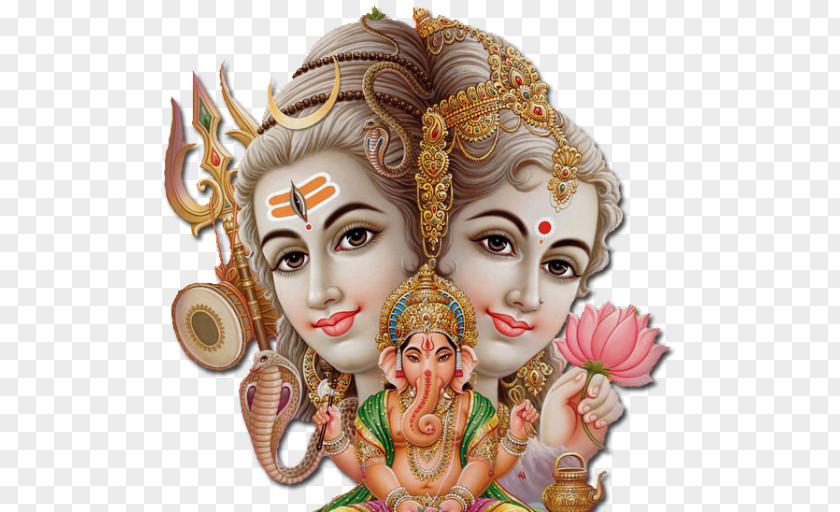 Ganesha Mahadeva Parvati Krishna Vishnu PNG