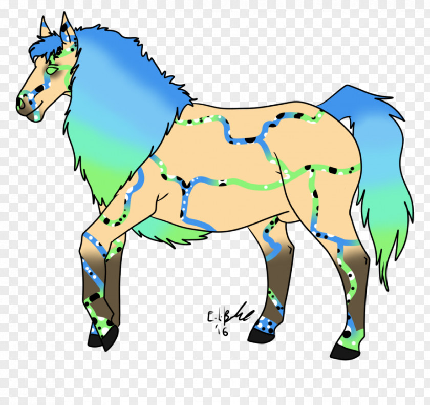Glowing Halo Mule Foal Stallion Mustang Pony PNG