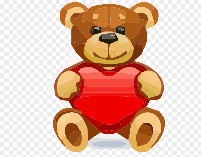 Love Bear Valentines Day February 14 Heart Drawing PNG