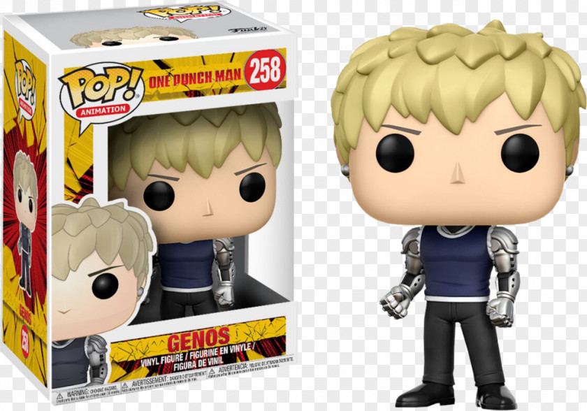 One Punch Man Funko Collectable Genos Action & Toy Figures PNG
