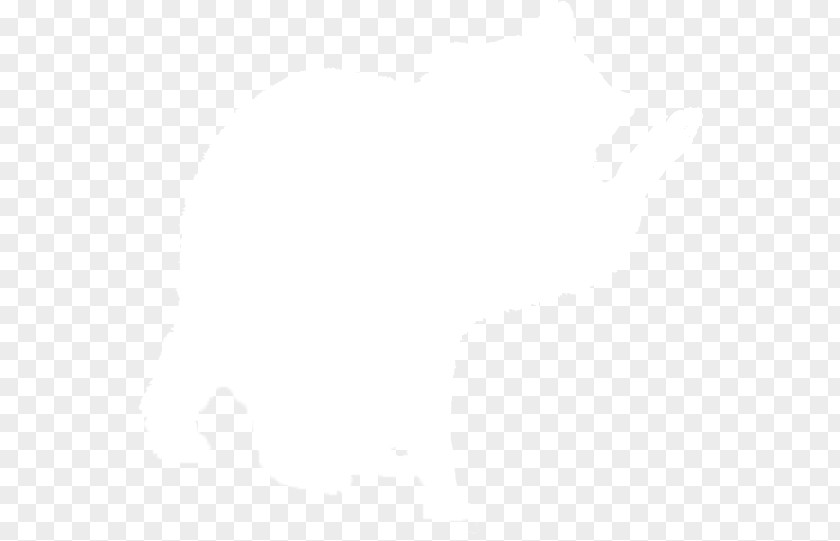 Silhouette Mammal White Desktop Wallpaper PNG