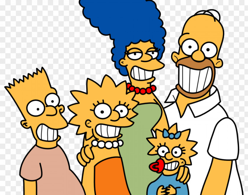 Simpsons Homer Simpson Bart Lisa Edna Krabappel Family PNG