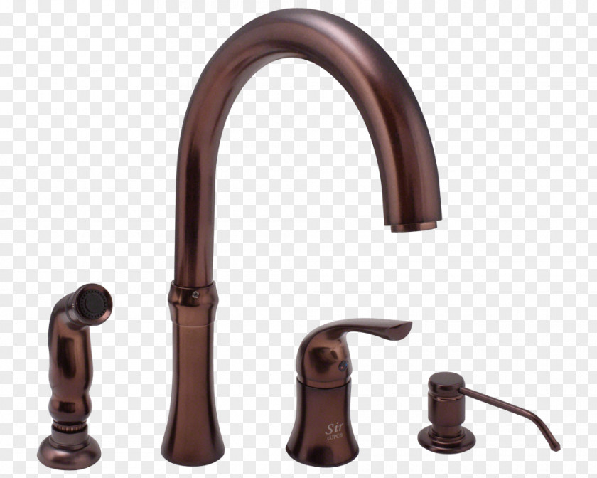 Sink Brushed Metal Tap Bronze Stainless Steel PNG