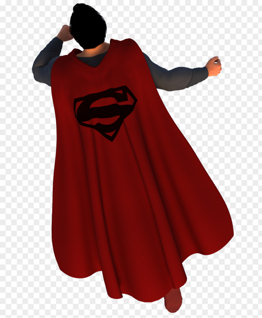 Superman Cape Justice League Film Series Shoulder Cloak PNG