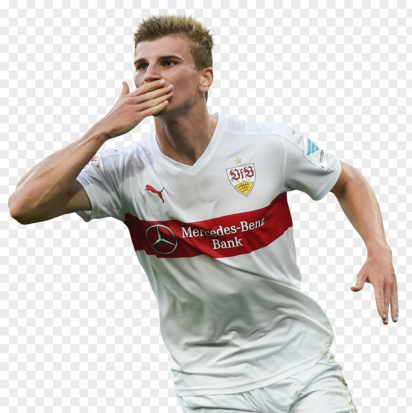 Timo Werner Jersey VfB Stuttgart Soccer Player Football PNG
