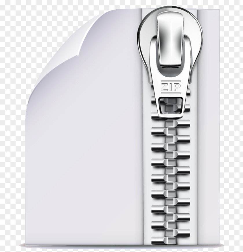 Beautifully White Zipper Vector Material Royalty-free Clip Art PNG