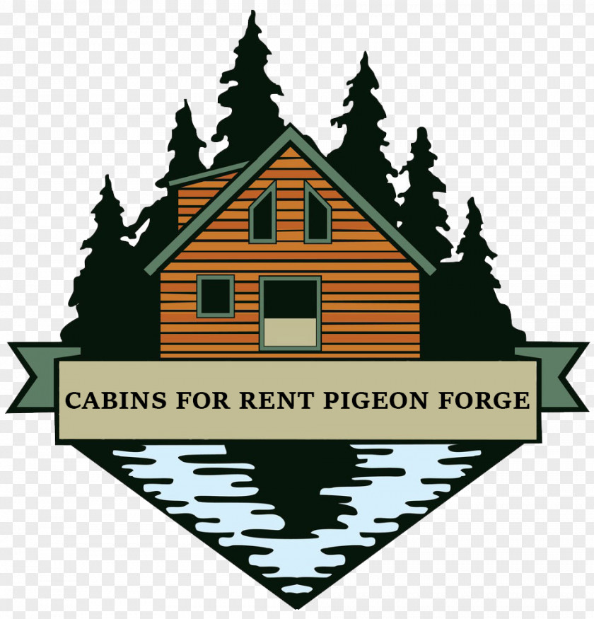 Design Logo Log Cabin YouTube Graphic PNG
