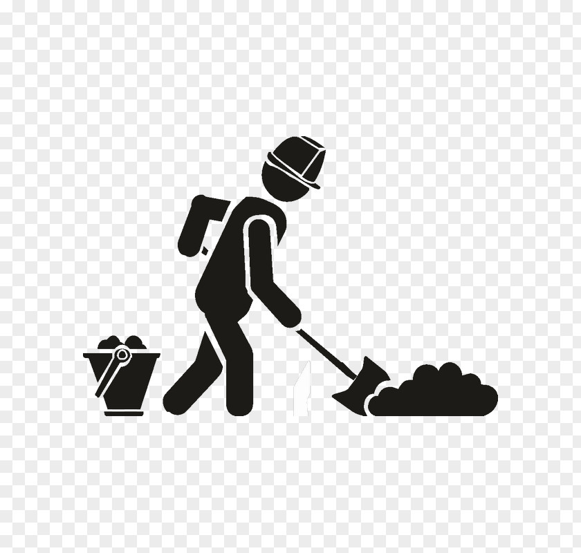 Digging Cleaning Silhouette Image Snow Housekeeping PNG