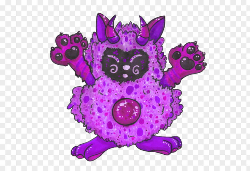 Fluffy Monster Pink M Animal RTV Character PNG